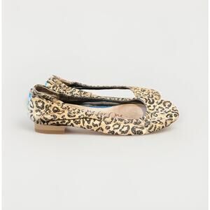 TOMS Slip On Animal Print Casual Flats Shoes Womens Size US 8